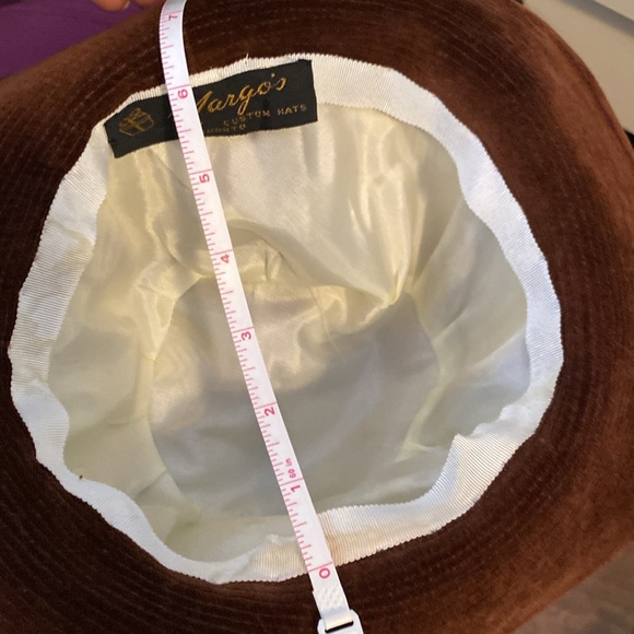 Margo’s Custom Brown Fedora / Bowler / Derby Hat - Picture 5 of 5